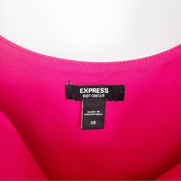 Express Body Contour Compression Bodysuit XS Pink - Picture 5 of 6